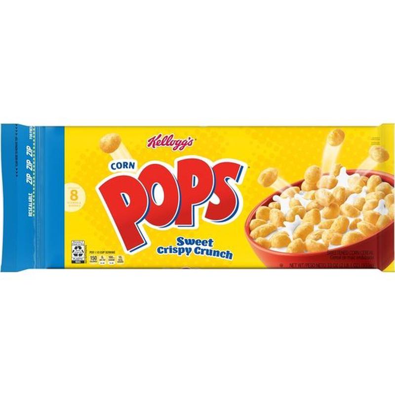 Kellogg\’s Corn Pops Original Cold Breakfast Cereal, 33 oz Box