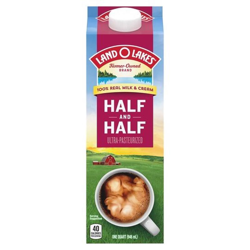 Land O Lakes Traditional Half And Half, 1 Quart