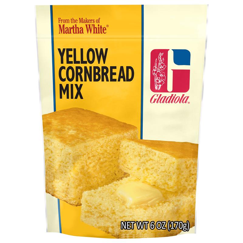 Martha White Gladiola Yellow Cornbread Mix, 6 Oz Pouch