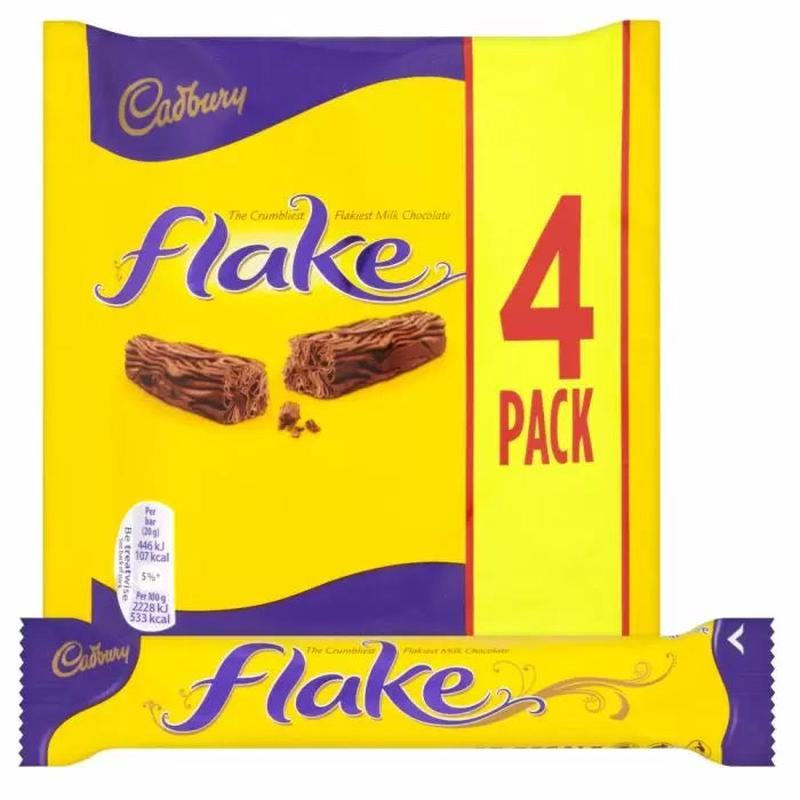 Cadbury Chocolate Bar 4 Pack Multipack (4 x 20g - 80g)