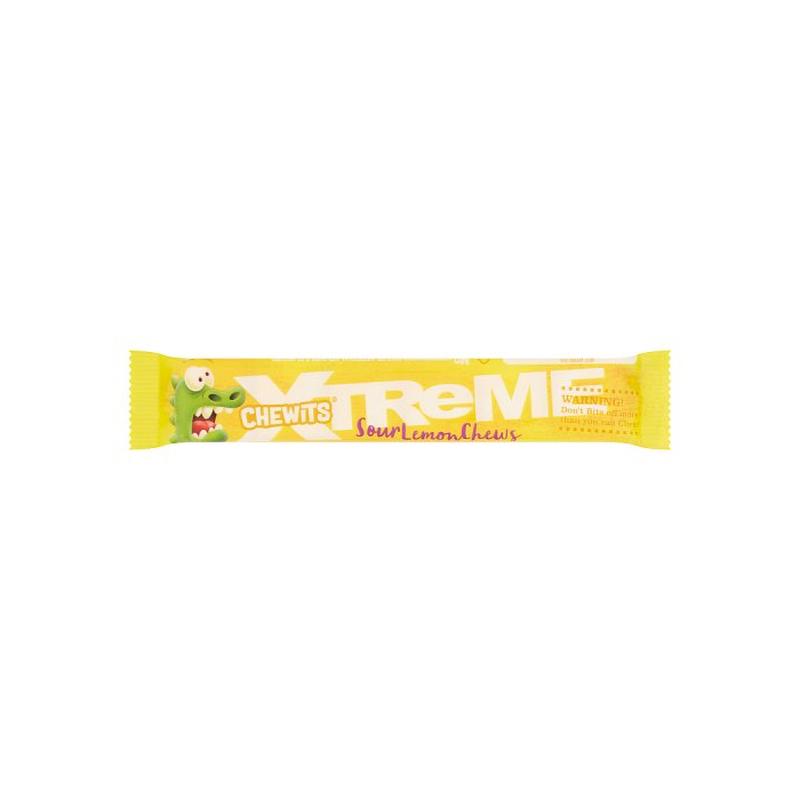 Chewits Xtreme Sour Lemon Chews 34g