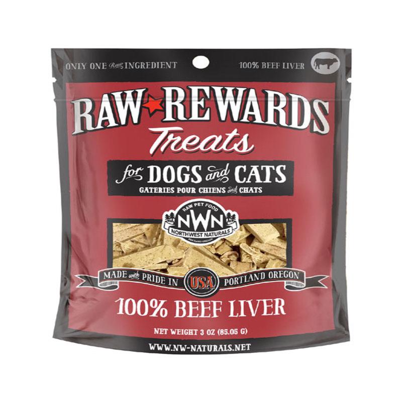 Northwest Naturals Raw Rewards Treats | Beef Liver 3 oz