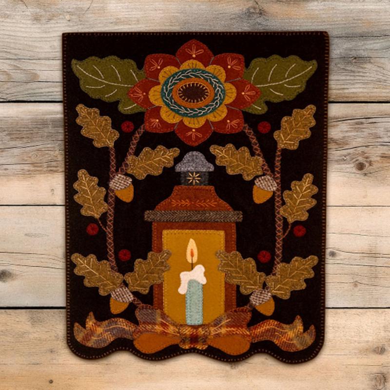 Autumn Glow Wool Applique Pattern