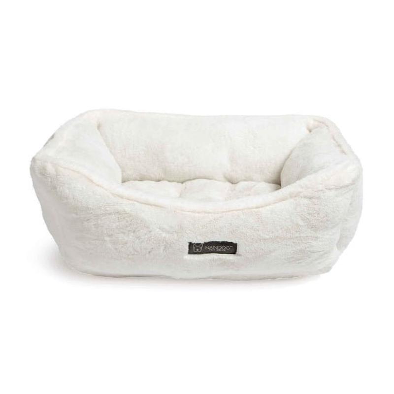 Nandog Pet Gear Cloud Reversible Bed (Ivory) for Dogs and Cats