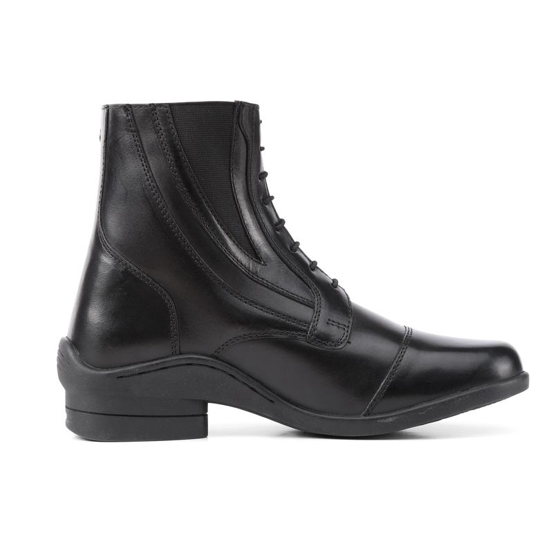 Moretta Alessia Leather Paddock Boot Black