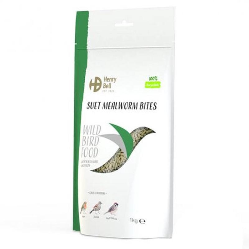 Henry Bell: Suet Bites Mealworm 500gm