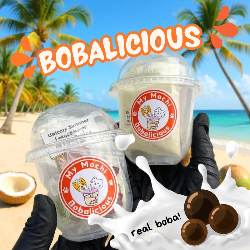 Bobalicious Kit |  Seasonal Drink Menu | Meat Based | Softie | Per Cup | Assorted Flavors | All Kinds
