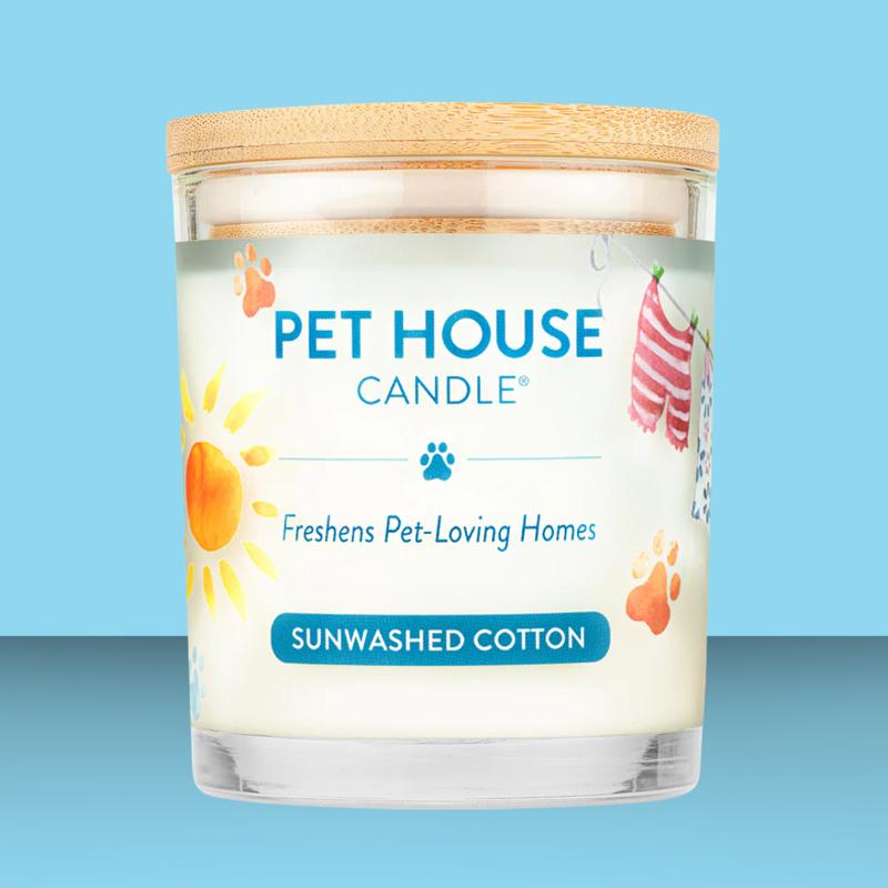 One Fur All Essentials Pet Candle Sunwashed Cotton