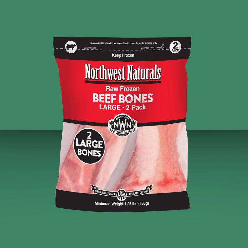 Northwest Naturals Beef Bones 6-8\" 2 Count