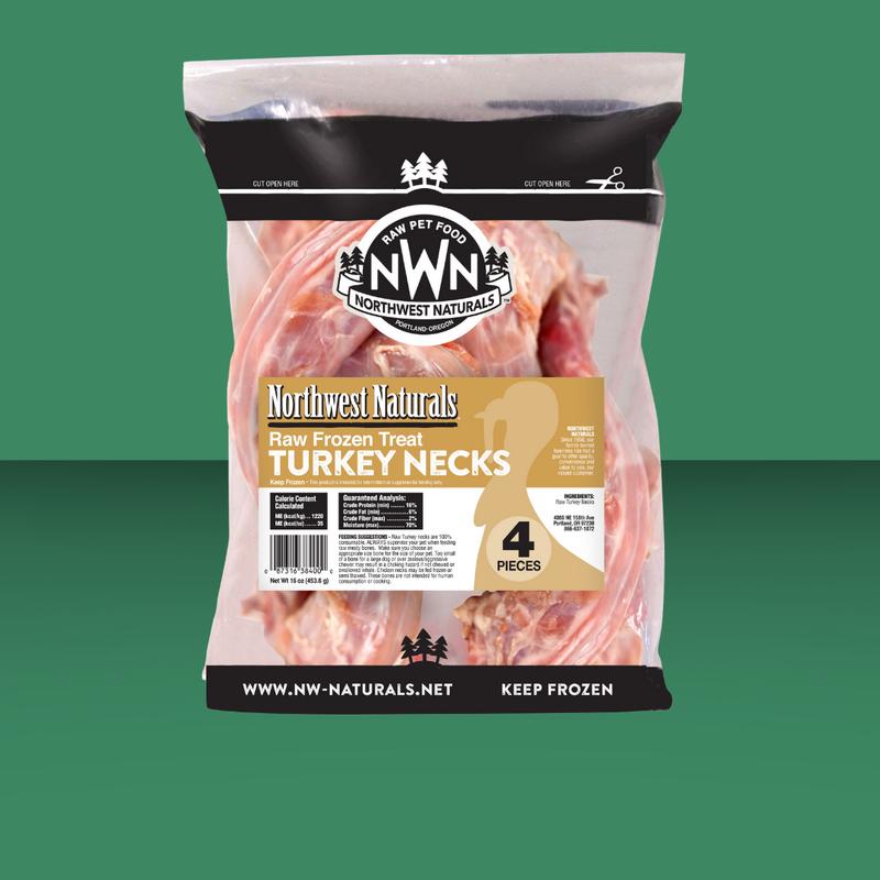 Northwest Naturals Turkey Necks 4 Pack