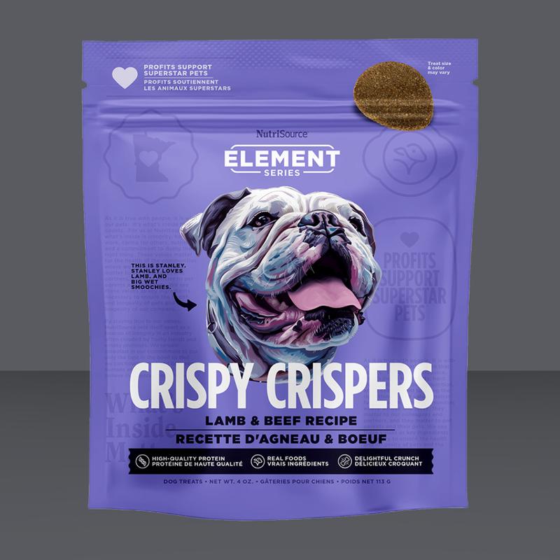 Nutrisource Crispy Crispers Beef & Lamb 4oz