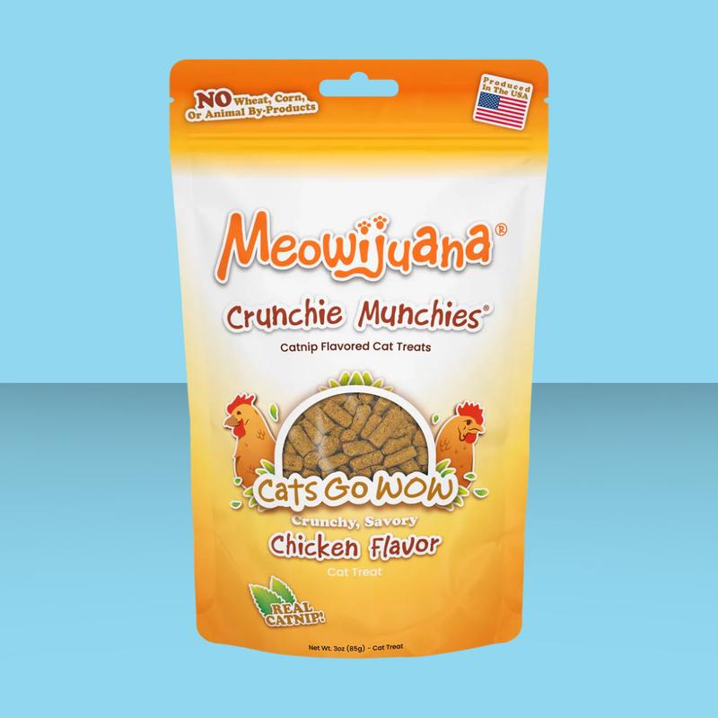 Meowijuana Crunchie Munchie Chicken Treats