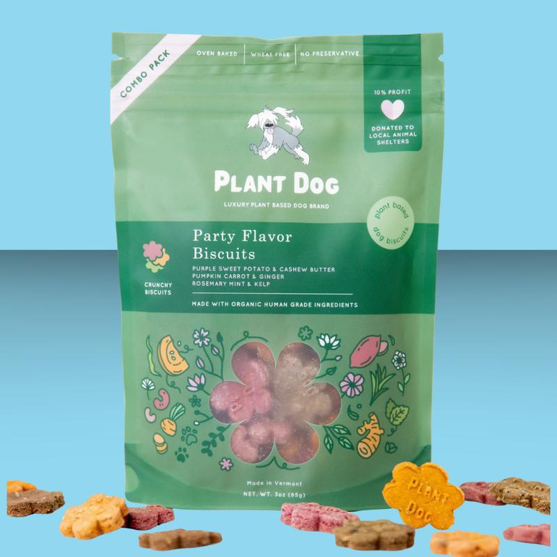 Plant Dog Party Flavor Biscuits 3oz