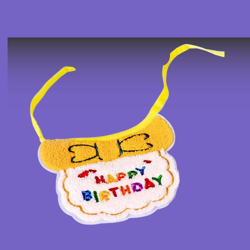 Peach Mob Happy Birthday Bib
