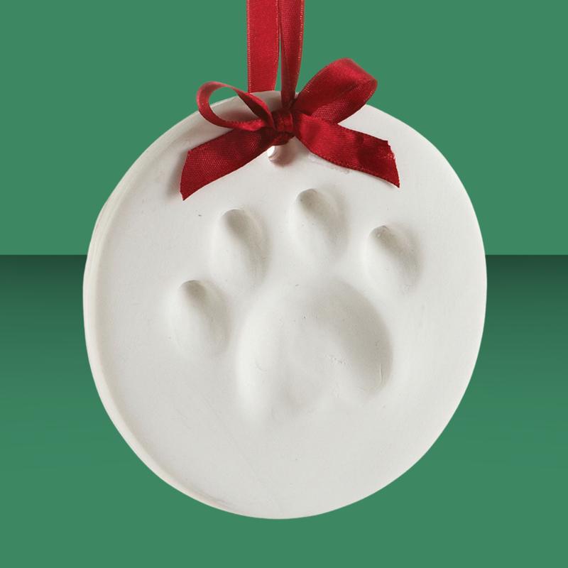 Pearhead Pawprints Clay Ornament Kit