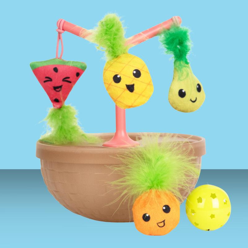 Petstages Hunt N\' Wobble Fruit Bowl