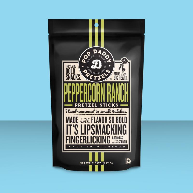 Pop Daddy Pretzels Peppercorn Ranch 7.5oz