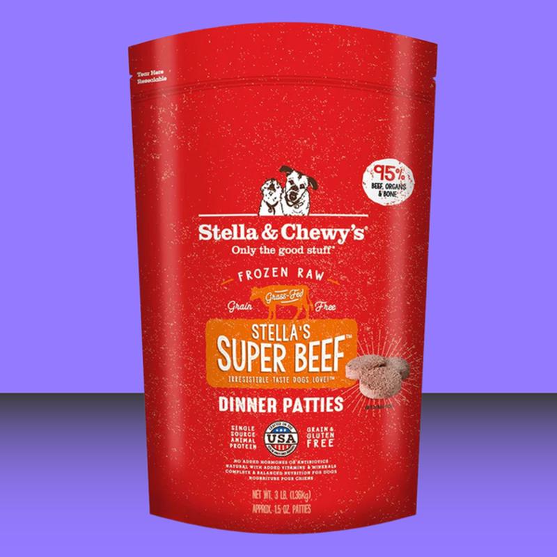 Stella & Chewy\’s Frozen Super Beef Dinner 12#