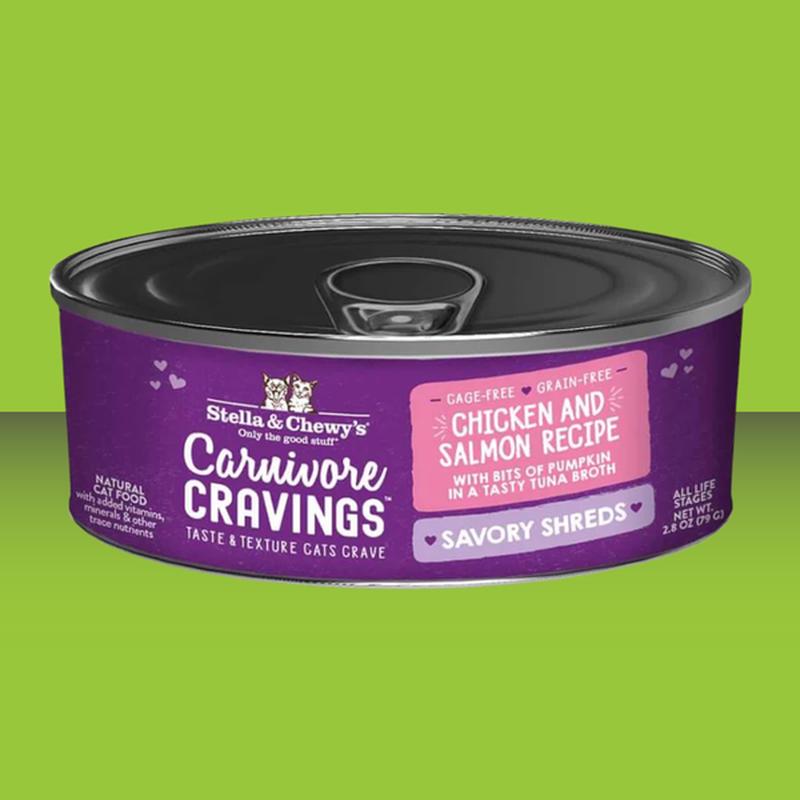 Stella & Chewy\'s Savory Shreds Chicken & Salmon 2.8oz