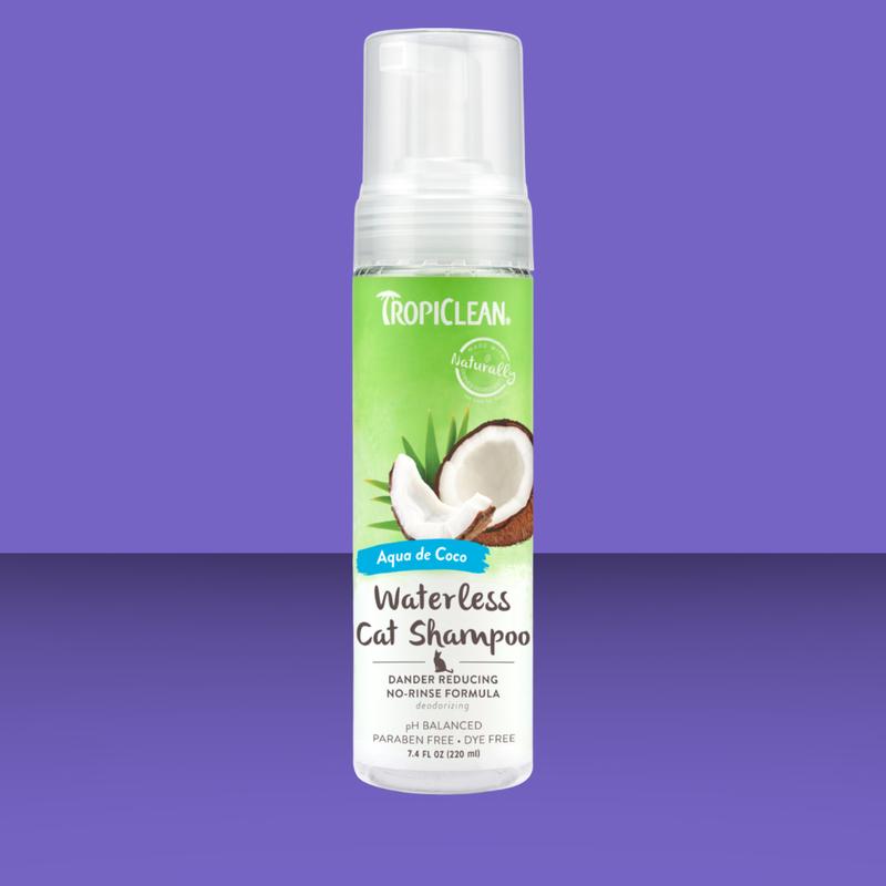 Tropiclean Waterless Cat Dander Shampoo 7.4oz