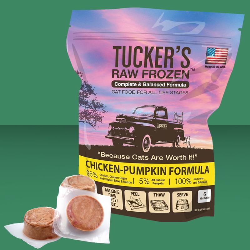 Tucker\'s Feline Chicken & Pumpkin 24oz N