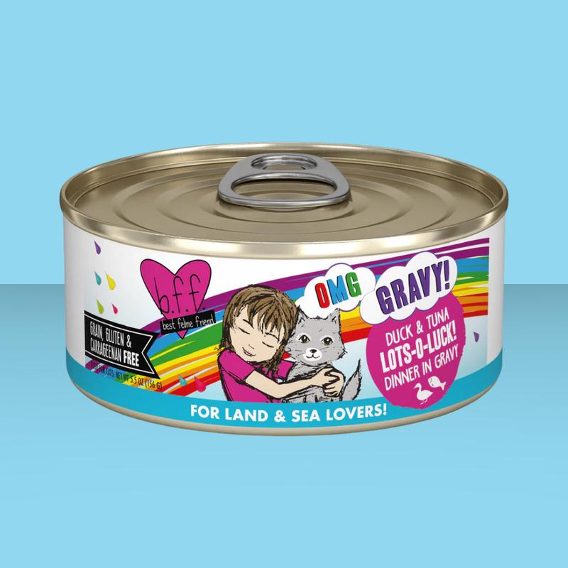 Weruva BFF OMG Lots-O-Luck! Duck & Tuna 5.5oz