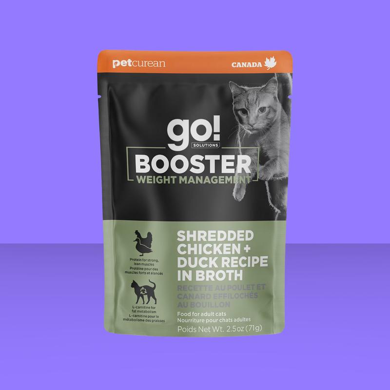 Go! Cat Booster Weight Management Chicken & Duck 2.5oz