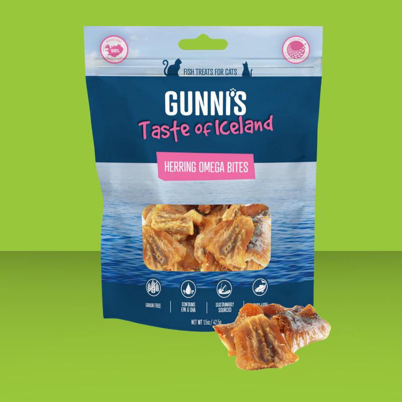 Gunni\'s Cat Herring Meat Bites 1.5oz