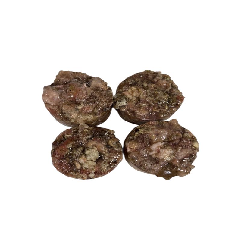 Beef Green Tripe (Chunky Grind) 4 Ounce Pucks  - 2.5 lb Bag
