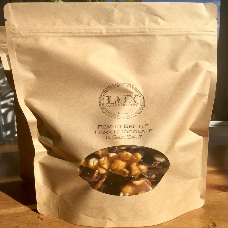 Peanut Brittle - One Pound Bag (Dark Chocolate)