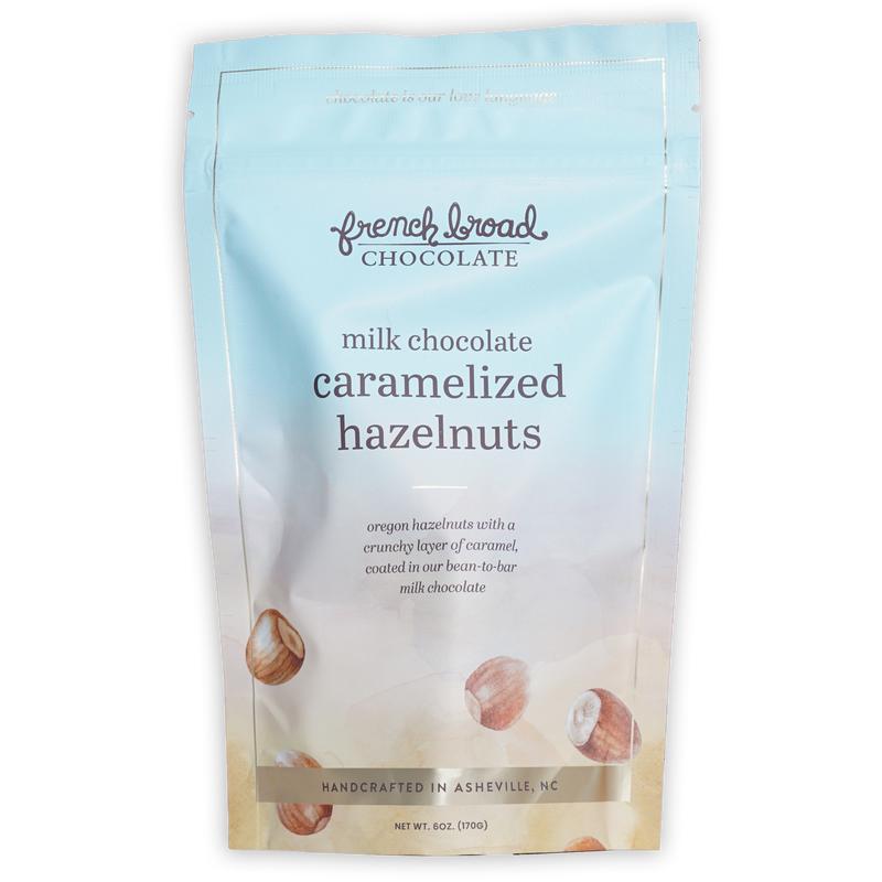 French Broad Milk Chocolate Covered Caramelized Hazelnut