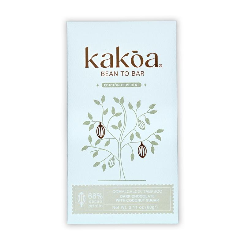 Kakoa Dark Chocolate w/ Coconut Sugar 68%