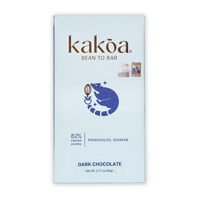 Kakoa Dark Chocolate Criollo Pichucalco 82%