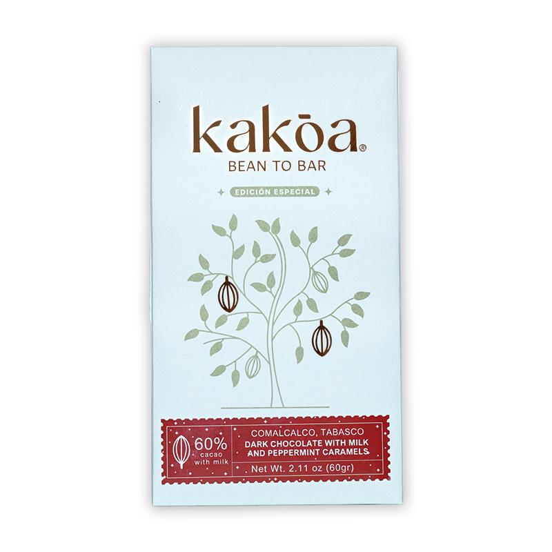 Kakoa Milk Chocolate w/ Mint Caramel 60%