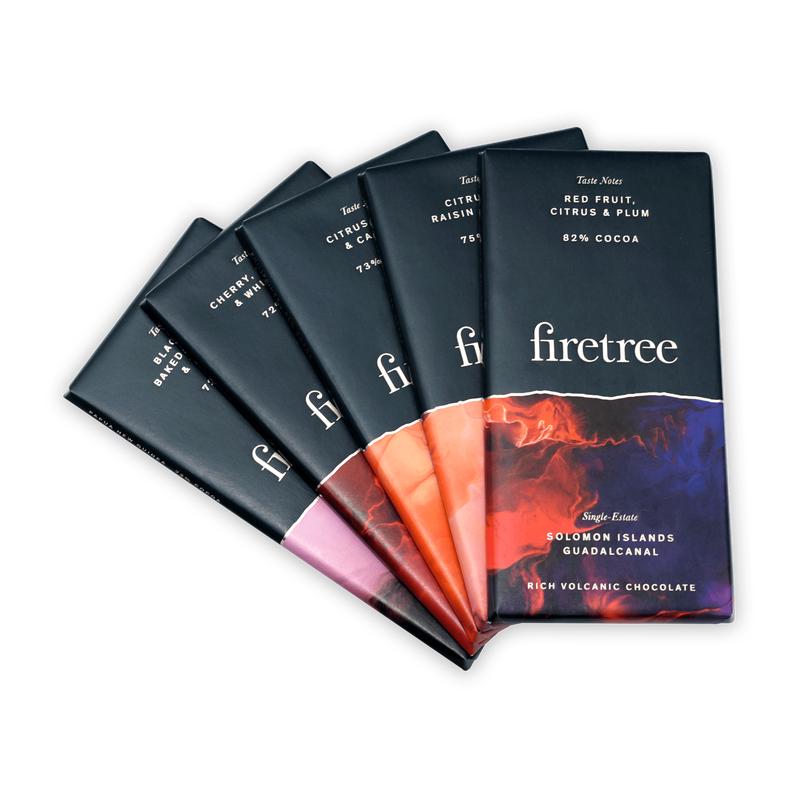 Firetree Chocolate Bars Bundle (5 Bars)