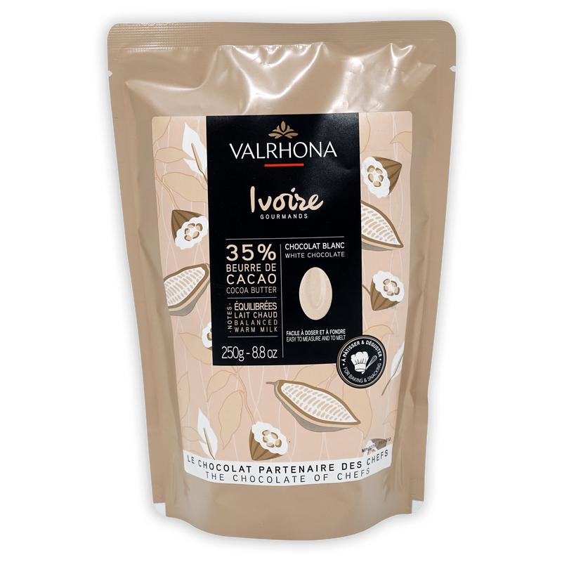 Valrhona Baking Feves Ivoire White Chocolate 35%