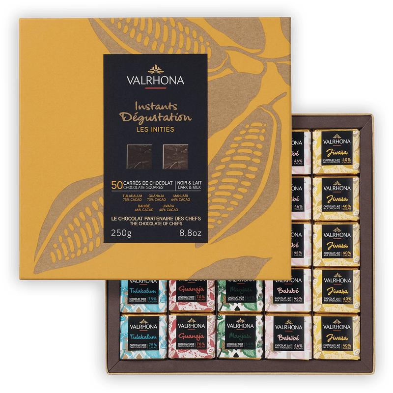 Valrhona Mini Squares Gift Box Mixed (50 pcs)