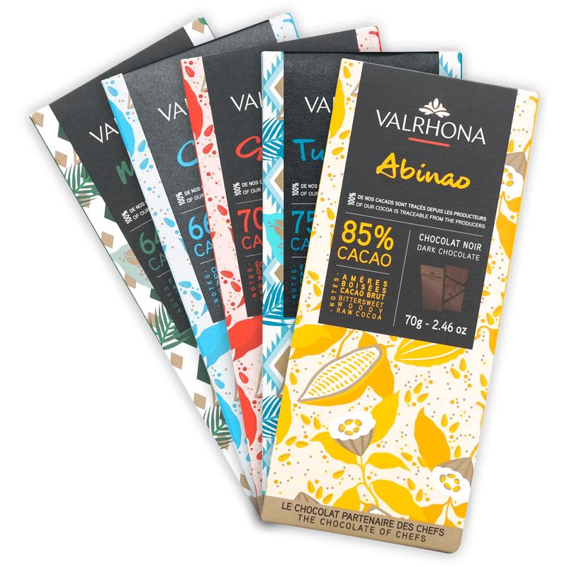 Valrhona Single Origin Chocolate Bundle (5 Bars)