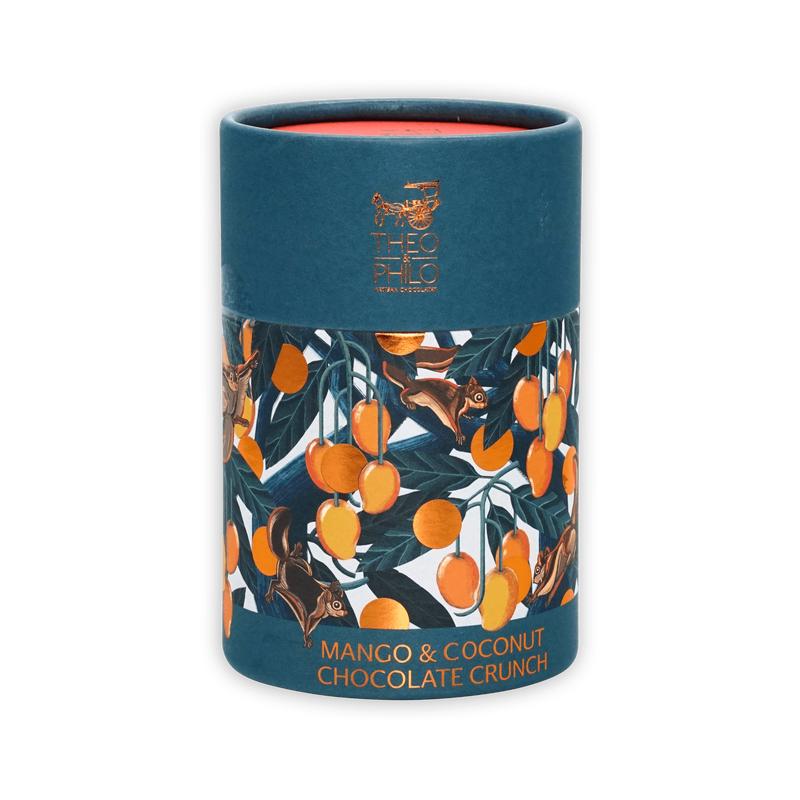 Theo & Philo Mango Coconut Chocolate Crunch 65%