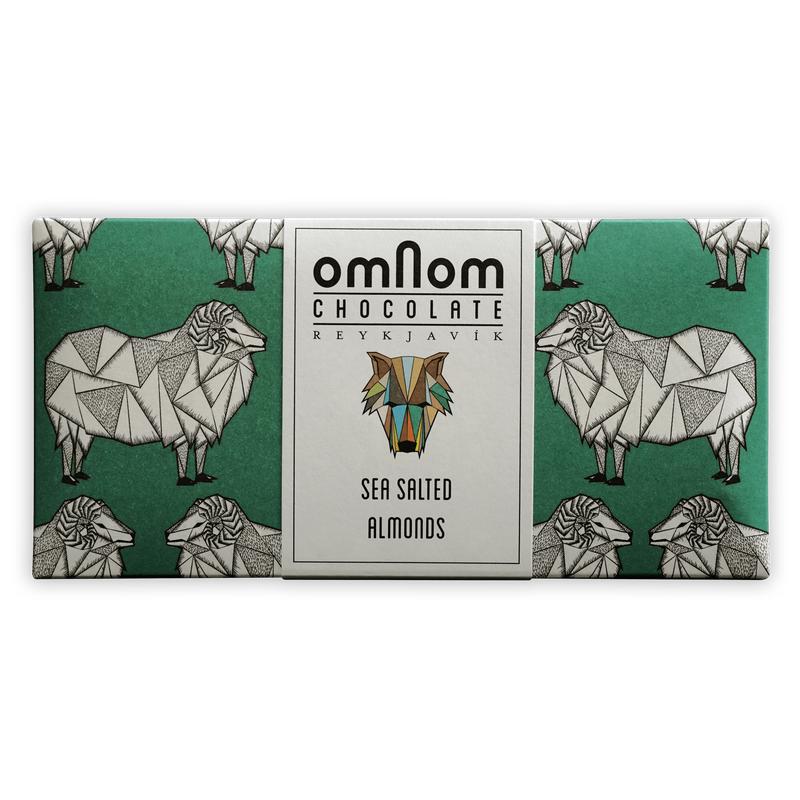 Omnom Sea Salted Almonds + Milk 45%