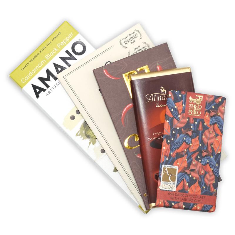 Spicy Chocolate Bar Bundle (5 Bars)