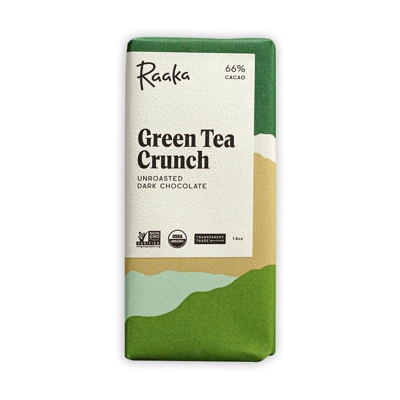 Raaka Green Tea Crunch 66%