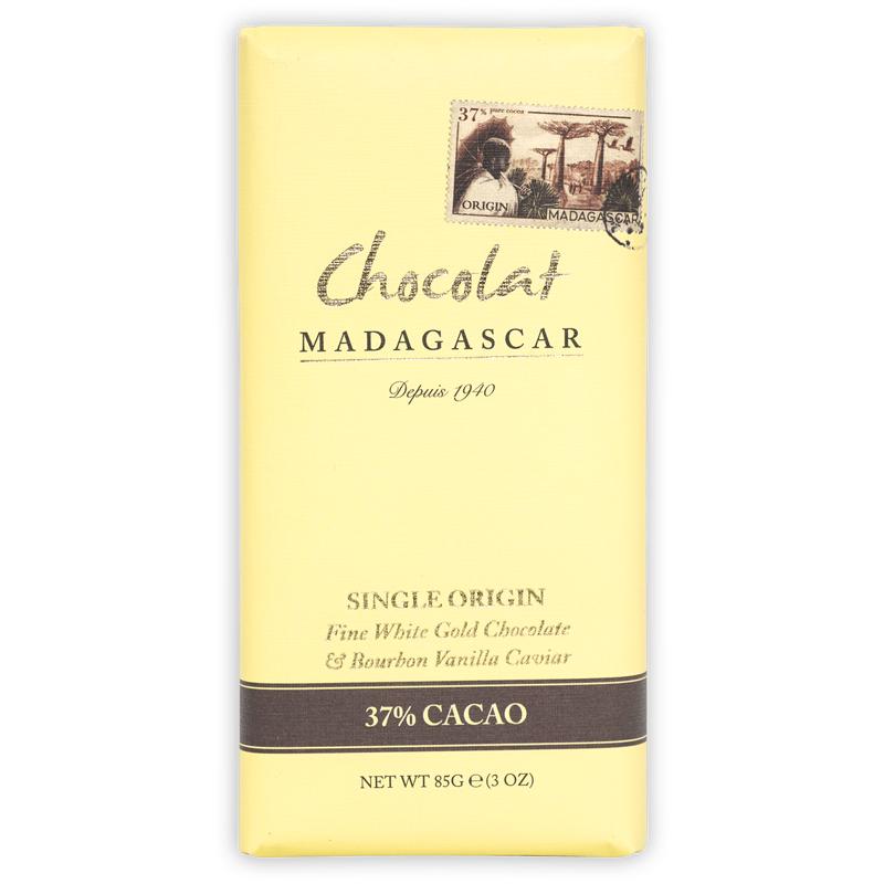 Chocolat Madagascar White Chocolate w/ Bourbon Vanilla Caviar 37%