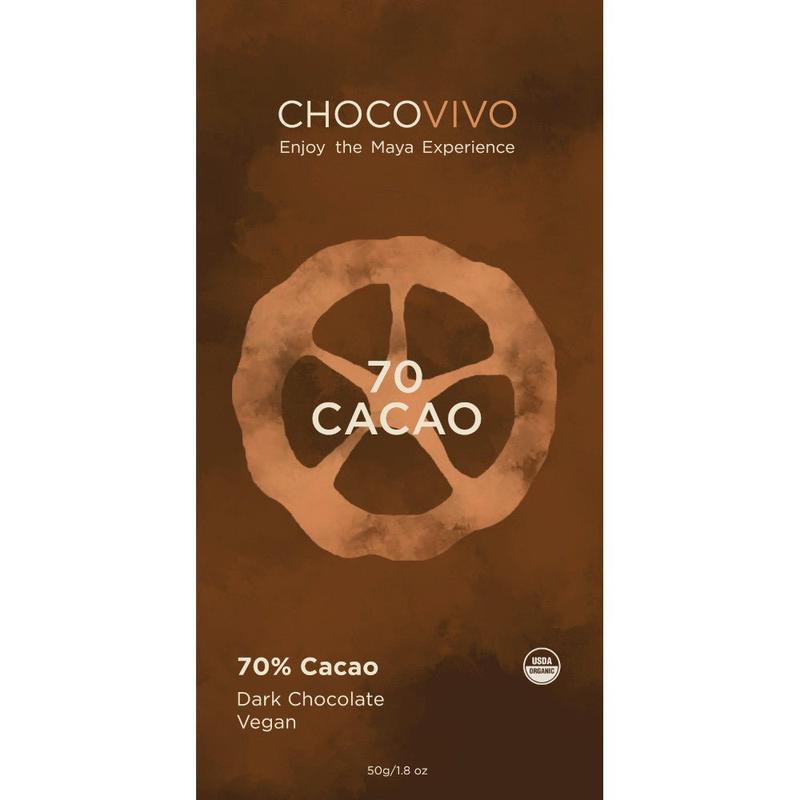70% Cacao Dark Chocolate Bar