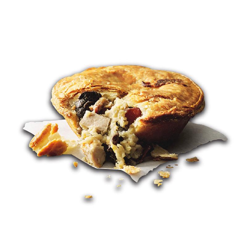 Chicken Cheddar Bacon Mash Pot Pie