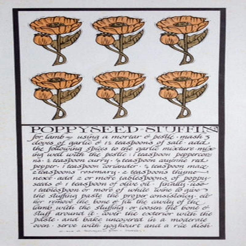 (*NEW ARRIVAL*) (Chez Panisse) Poppy Seed Stuffing