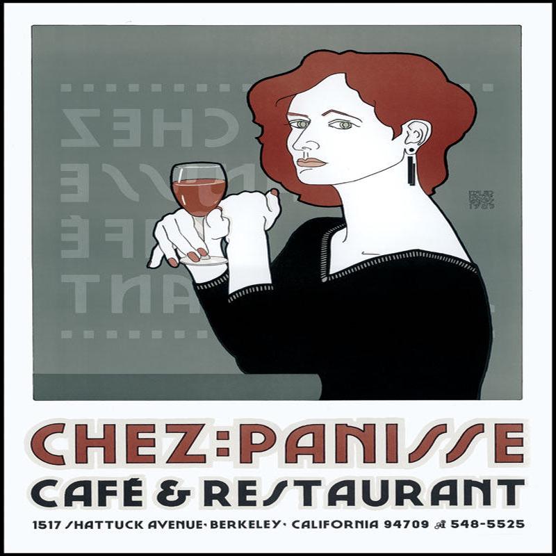 (*NEW ARRIVAL*) (Chez Panisse) David Lance Goines. Chez Panisse Red-Haired Lady *Signed*